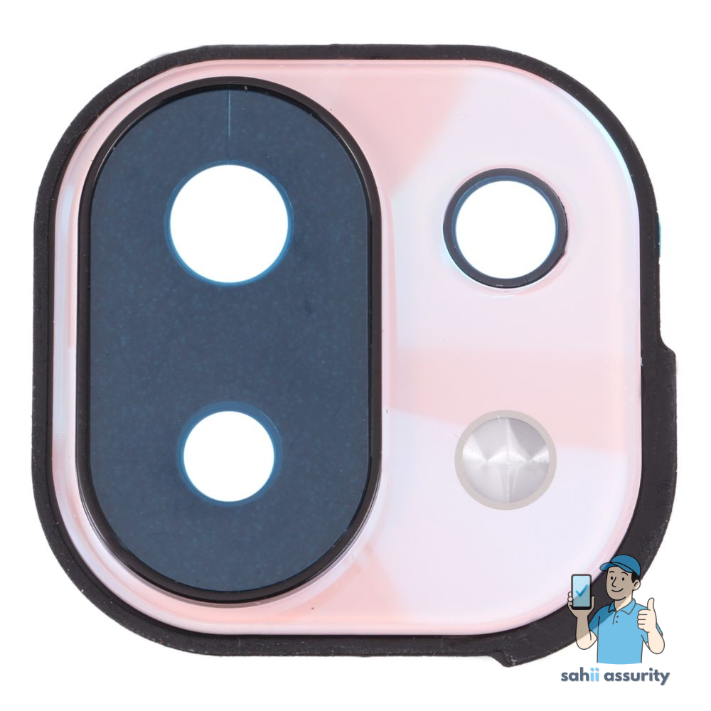 Camera Lens Glass with Frame for Xiaomi Mi 11 Lite Pink